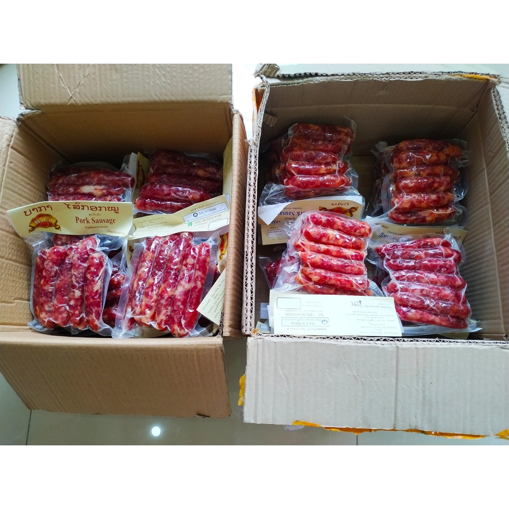 Lạp xưởng Lào PORK SAUSAGE ( Gói 500gr - 1kg ) | BigBuy360 - bigbuy360.vn