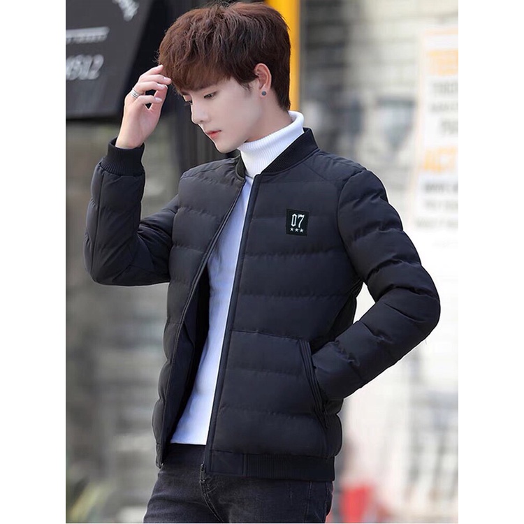 Áo Khoác Phao Nam 07 Ba Lớp Trần Bông Dày Ấm Kiểu Bomber 4 Màu Có Túi Phong Cách Trẻ Trung NEW UNISEX