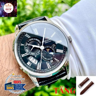 Đồng hồ nam orient sun & moon gen 3 ra-ak0010b10b chính hãng tặng dây da cao cấp