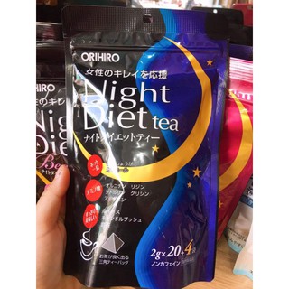 Trà giảm cân Night Diet Tea Orihiro Nhật Bản