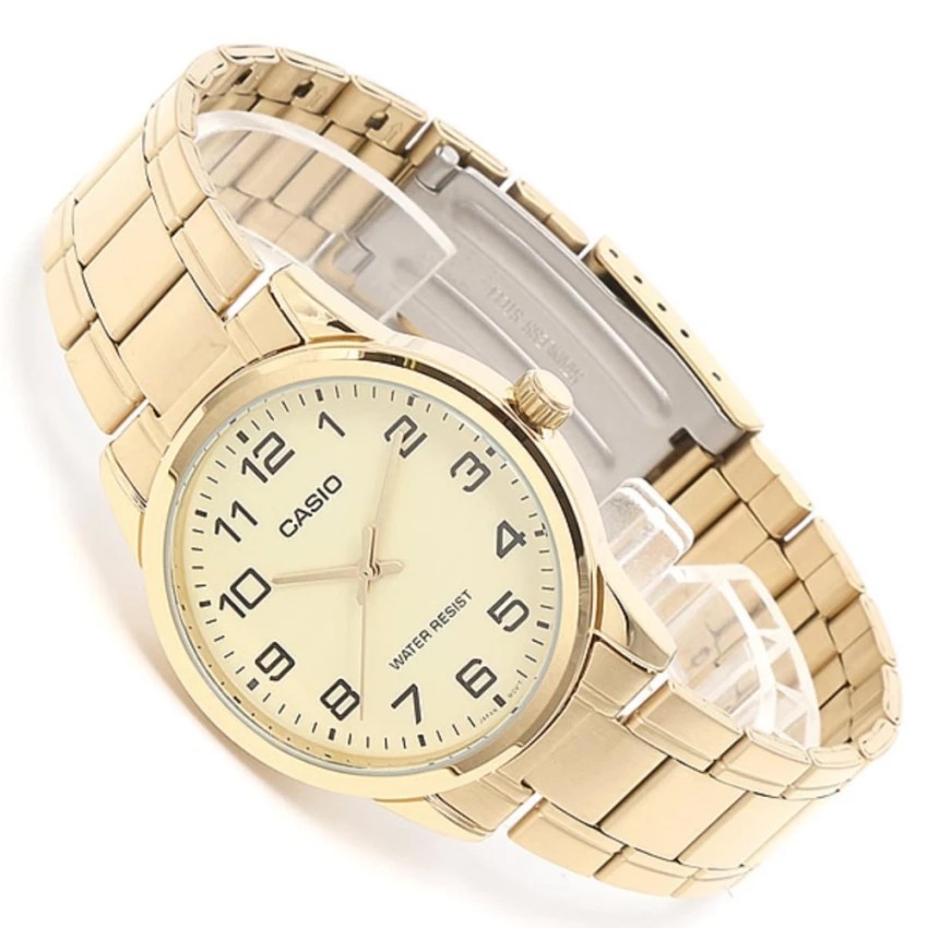 Đồng hồ nam dây kim loại Casio chính hãng Anh Khuê MTP-V001G-9BUDF