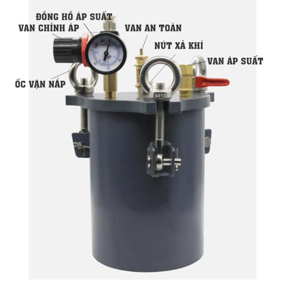 Thiết bị đúc - Nồi đúc áp lực khử bọt resin - Nồi đúc tượng, resin. BH 36 tháng 1 đổi 1