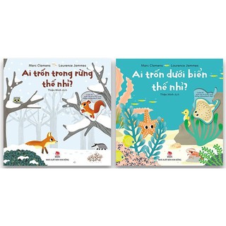 Combo Sách Ai Trốn Dưới Biển Thế Nhỉ + Ai Trốn Trong Rừng Thế Nhỉ (2 Cuốn) - NXB Kim Đồng