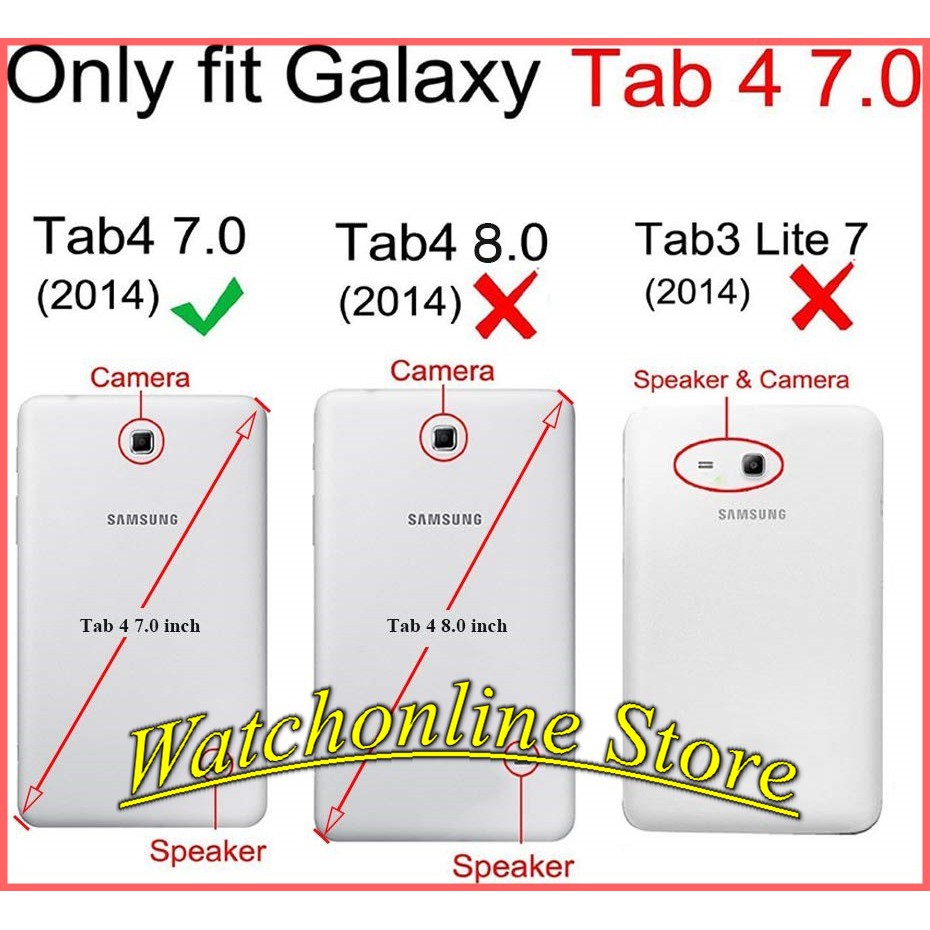 Bao da xoay 360 độ  Samsung Galaxy Tab 4 7.0 Inch, SM-T230 T231 T235 T235Y T239