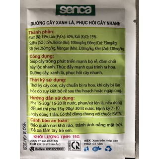 SENCA-23. PHÂN BÓN QUA LÁ