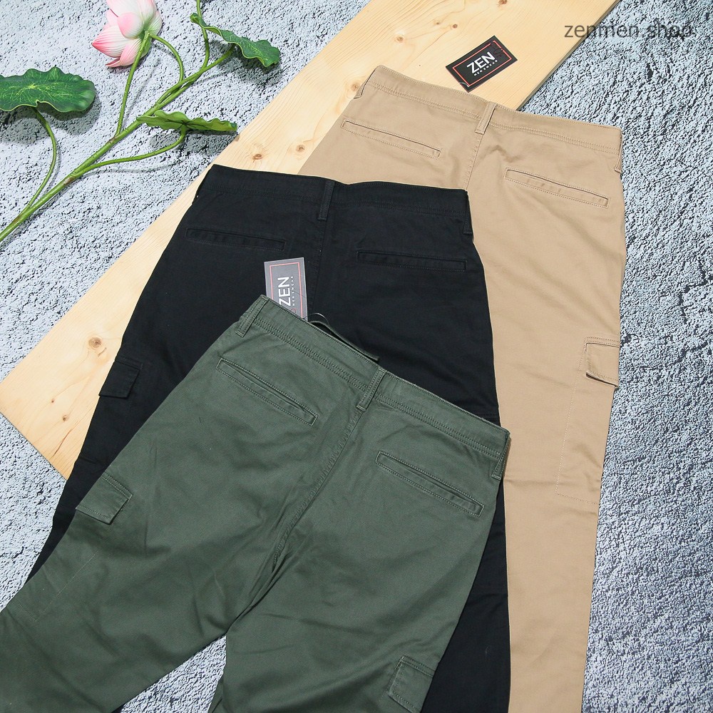 Quần Jogger Kaki Túi Hộp Uniqlo Xuất Dư Xịn Chính Hãng