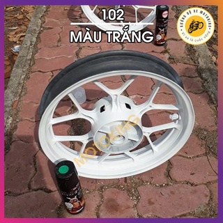 Sơn xịt Samurai màu Trắng - 102 (400 ml)
