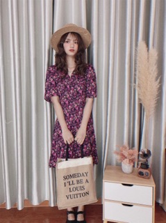 Đầm hoa nhí vintage🌸🌸🌸 ảnh thật