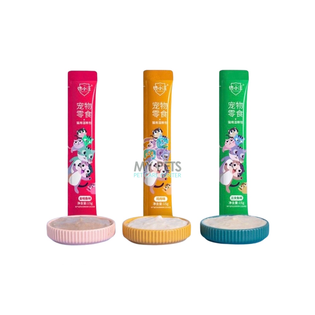 Súp thưởng cho mèo Xiao Wang - 1 Thanh X 15g