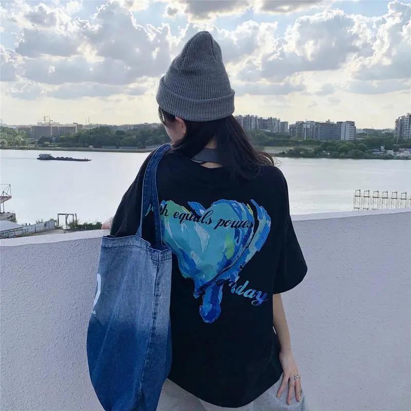 NRVP Áo Thun Nữ Cổ Tròn Ngắn Tay Thời Trang Mùa Hè Phong Cách Hàn Quốc 2022