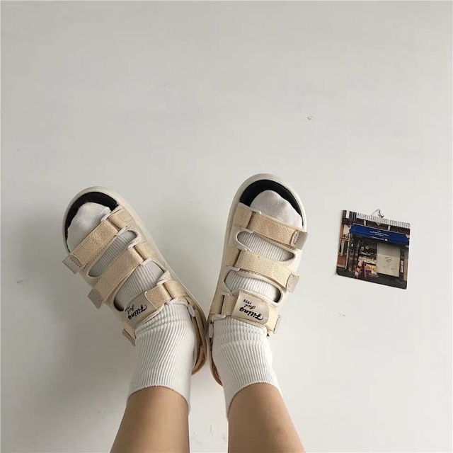 (VIDEO THẬT) [ORDER 10 NGÀY] SANDAL ĐI HỌC NỮ 3 QUAI FITTING