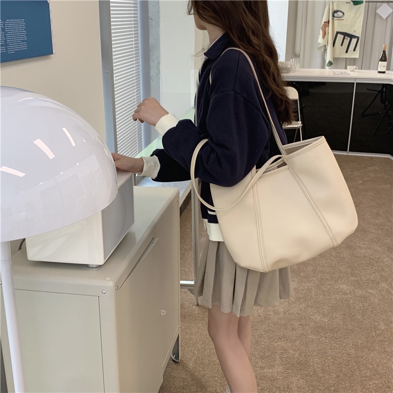 Túi xách IELGY cỡ lớn thiết kế đơn giản dễ phối đồ thời trang Hàn Quốc cho nữ