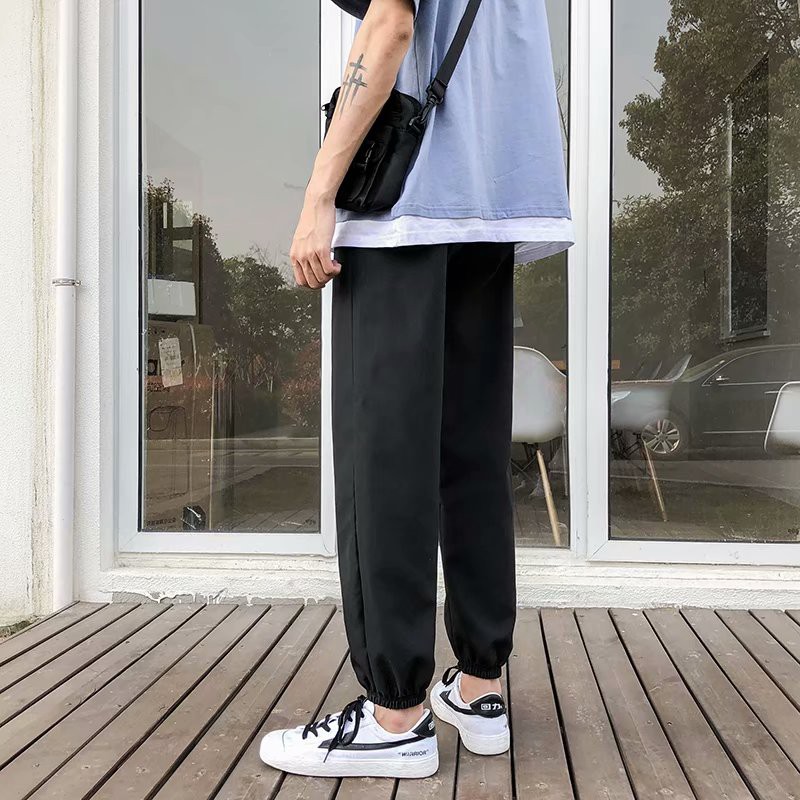 Long pants with wide leg design Dynamic European and American style waist for men | BigBuy360 - bigbuy360.vn