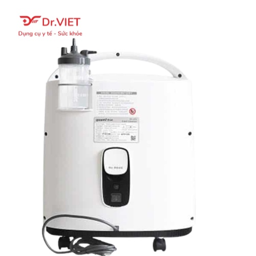 Máy tạo oxy Yuwell 3 lít 8F-3AW có xông khí dung, êm ái, nhẹ, di chuyển dễ dàng dành  cho người già, bị khó thở, làm đẹp
