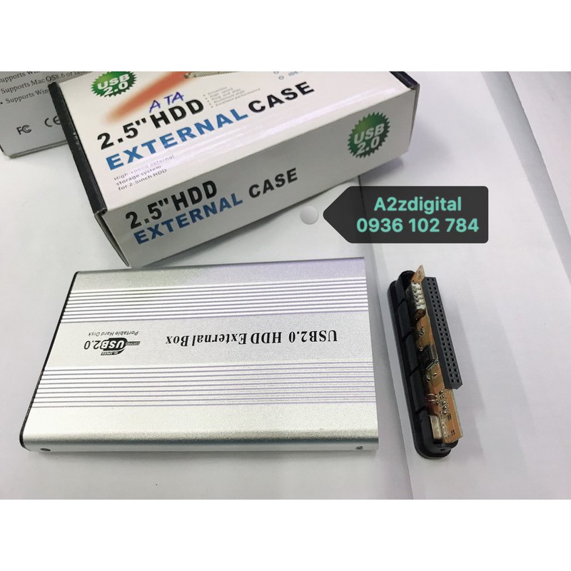 HỘP ĐỰNG Ổ CỨNG HDD 2.5 INCH ATA VỎ NHÔM CHO MÁY TÍNH | BigBuy360 - bigbuy360.vn