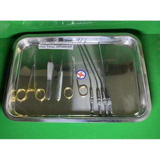 Khay chữ nhật y tế 32x22x2cm
