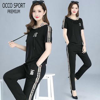 [CAO CẤP] Bộ đồ thể thao có nón thêu chữ BT TT393 hàng cotton 100%_Hàng shop XUẤT KHẨU