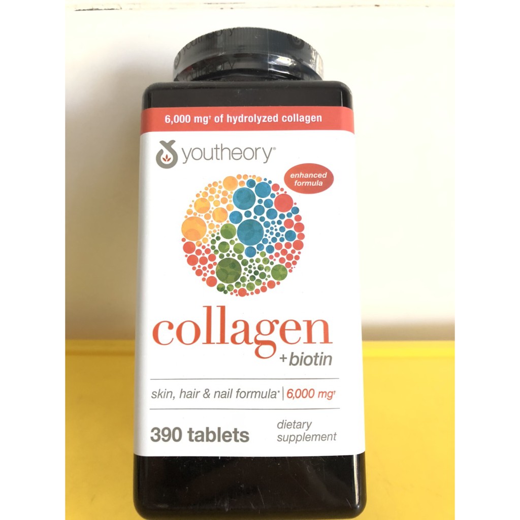 Viên Uống Collagen Youtheory Viên Uống Đẹp Da - Chống Lão Hóa Collagen Youtheory Type 1 2 3 390 Của Mỹ