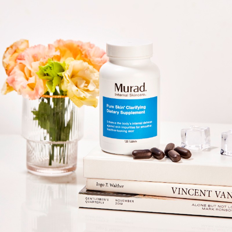 [Unbox/ Fullbox] Viên uống giảm thâm, giảm mụn Murad Pure Skin Clarifying Dietary Supplement 120 Viên | BigBuy360 - bigbuy360.vn