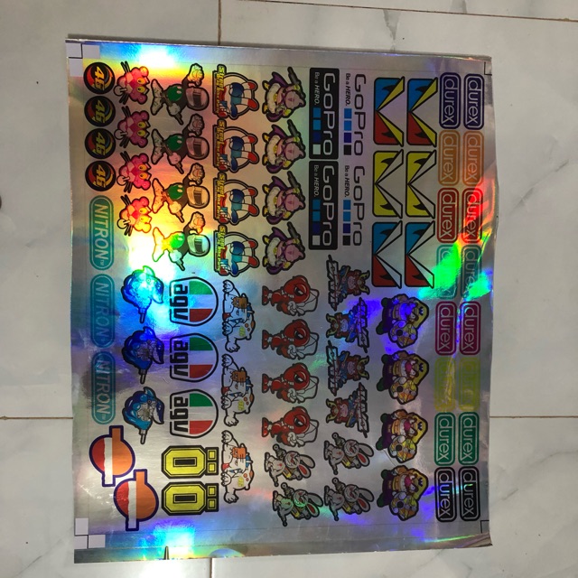 Logo 7 màu xà cừ 0,5m