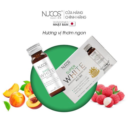 NƯỚC UỐNG DƯỠNG TRẮNG SÁNG CHO LÀN DA NUCOS SUPER WHITE | BigBuy360 - bigbuy360.vn
