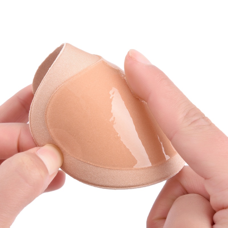 1 Cặp Mút Đệm Áo Ngực / Đồ Bơi Nâng Ngực Dày Dặn Thoáng Khí Hình Trái Tim Dành Cho Bạn Nữ