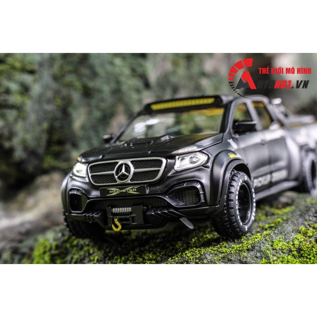 MÔ HÌNH XE MERCEDES X-CLASS 6X6 BLACK 1:32 CHIMEI MODEL 6927