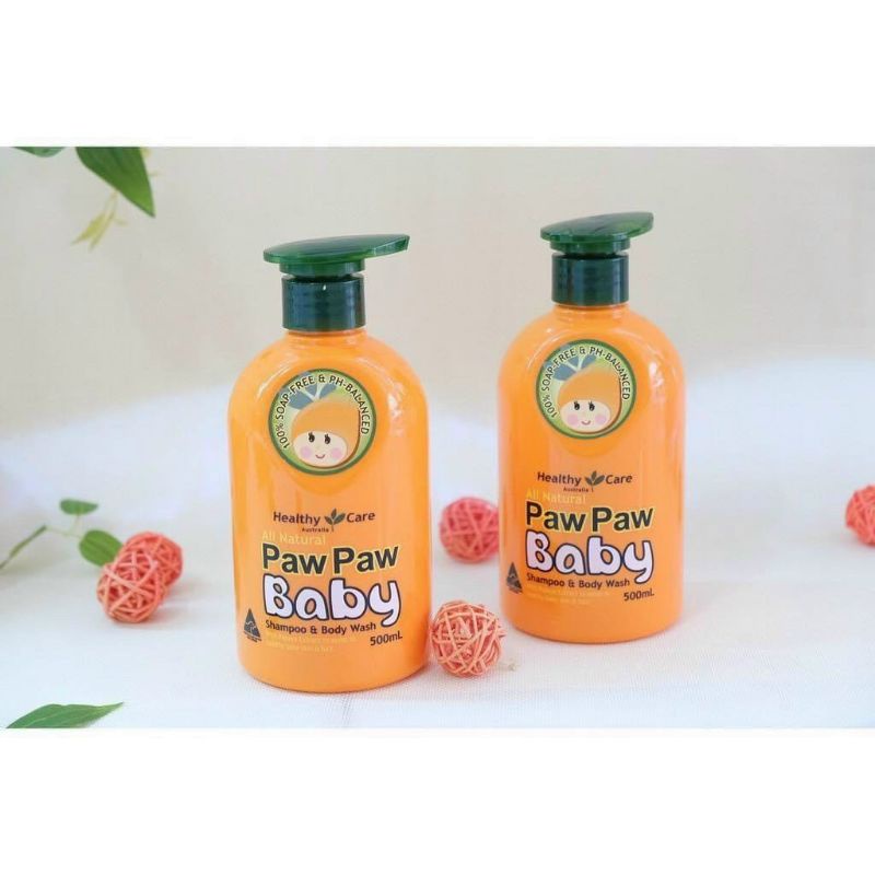 Sữa Tắm Đu Đủ Paw Paw Baby Healthy Care 500ml của Úc