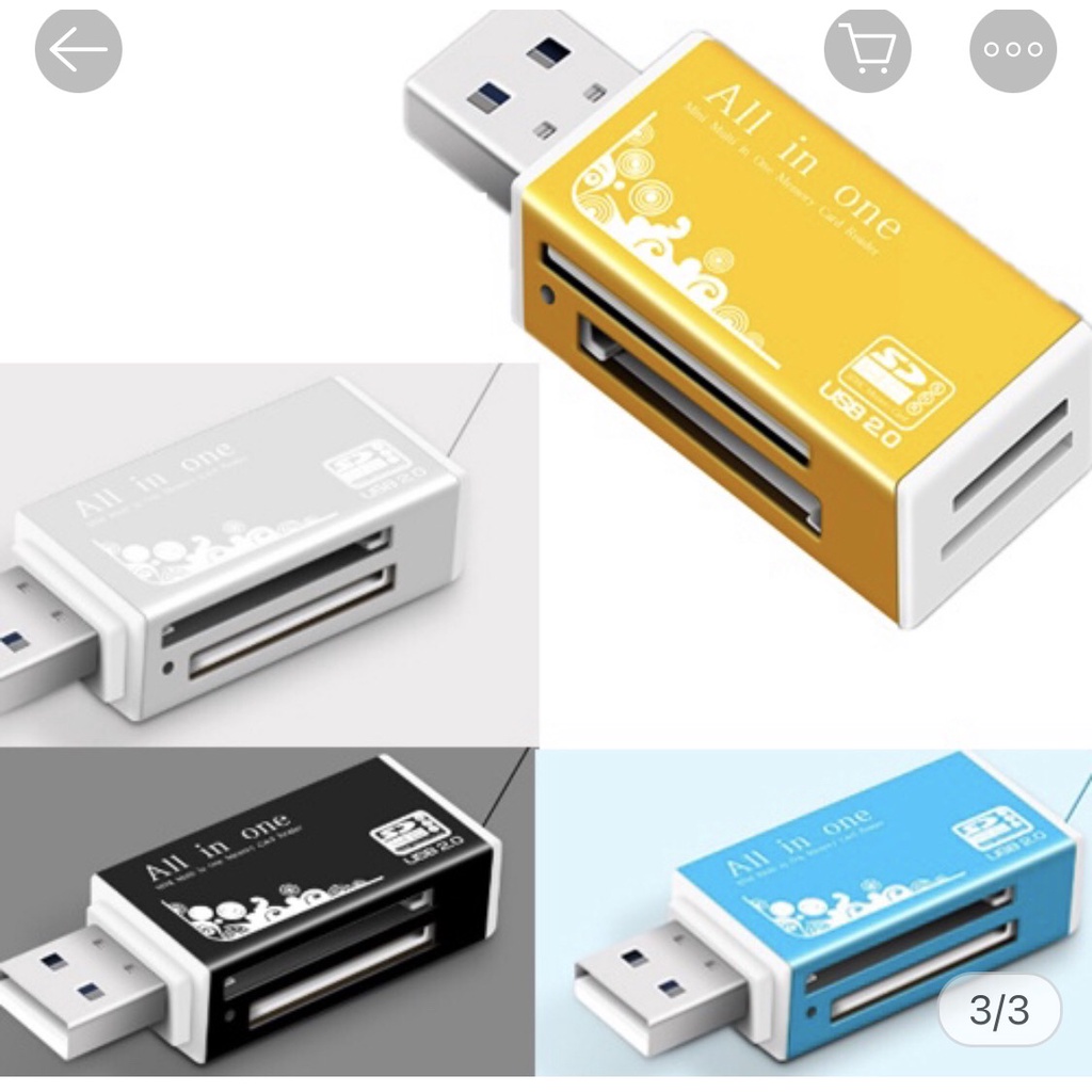 Đầu Đọc Thẻ Nhớ Micro SD SDHC MS SD MMC M2 TF T-Flash 4