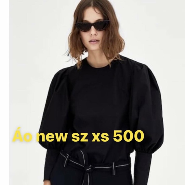 Áo Zara hàng newtag oder nhầm size nên em pass nhanh 450k nha, mua mới là 700 rồi nha, mặc lên form dáng sang chảnh lắm