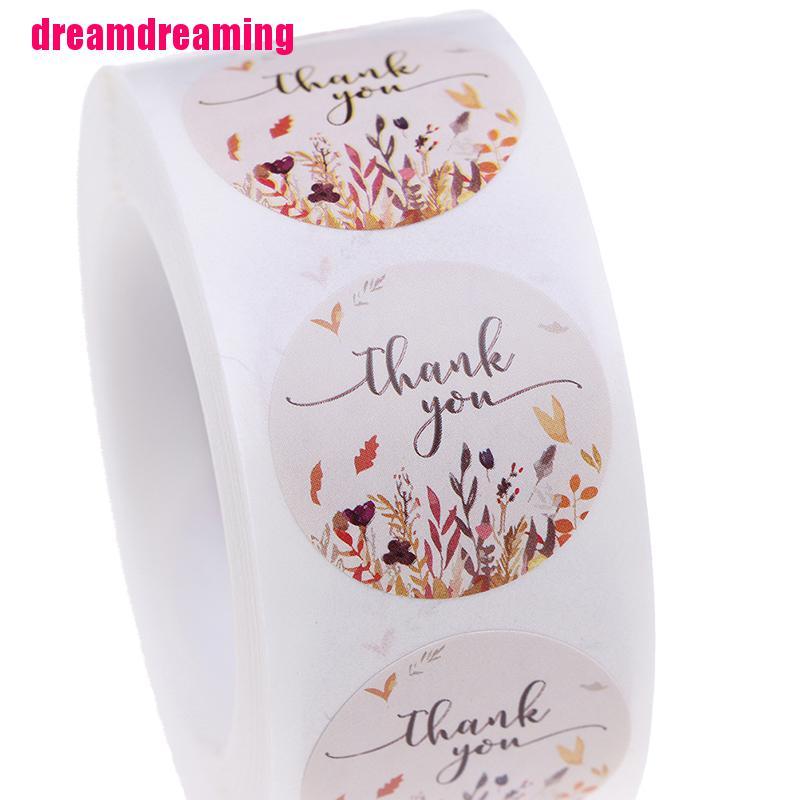 Cuộn 500 Miếng Dán Chữ Thank You Trang Trí