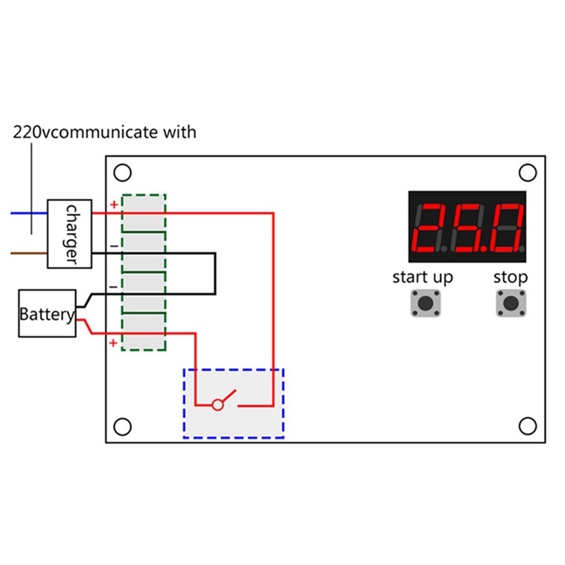 Mô Đun Điều Khiển Sạc Pin XH-M604 Cho DC 6-60V