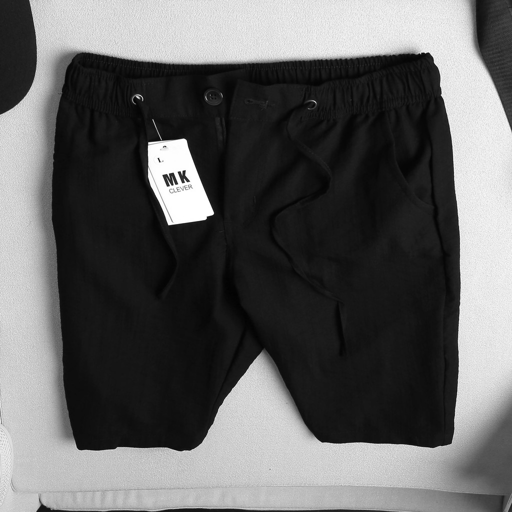 quần short nam chất liệu đũi lụa thoáng mát thích hợp dạo phố hoặc mặc nhà | BigBuy360 - bigbuy360.vn