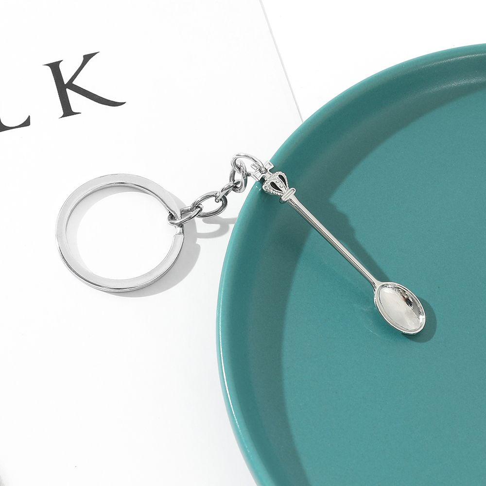 Móc Khóa Hình Muỗng Vintage 57x9mm Bằng Kim Loại