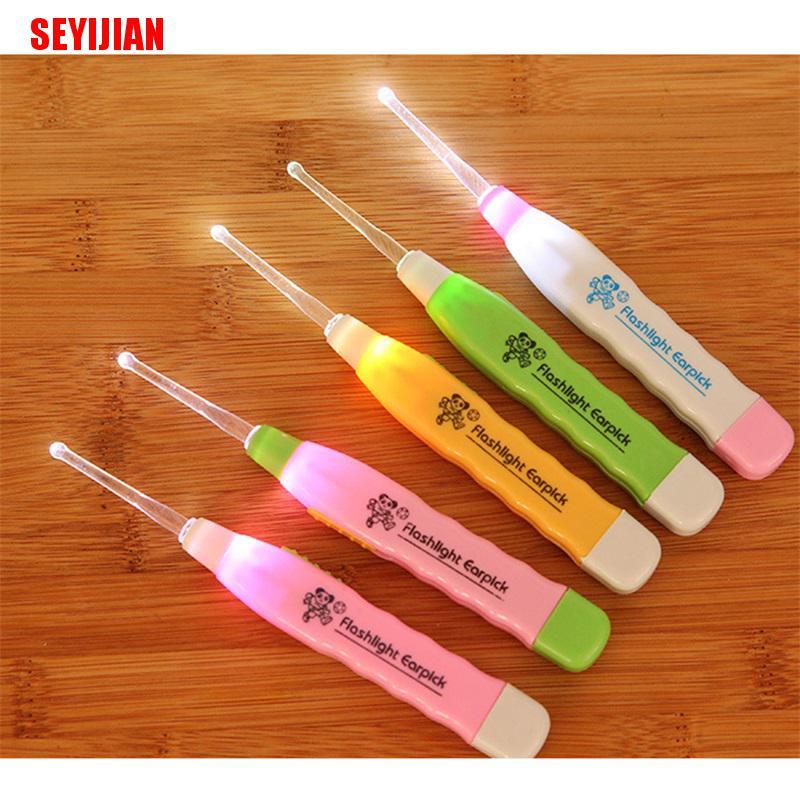 Bộ Dụng Cụ Lấy Ráy Tai Có Đèn LED Chăm Sóc Sức Khỏe Tiện Lợi