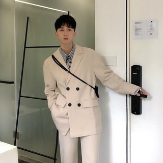BLAZER KAKI ĐEN