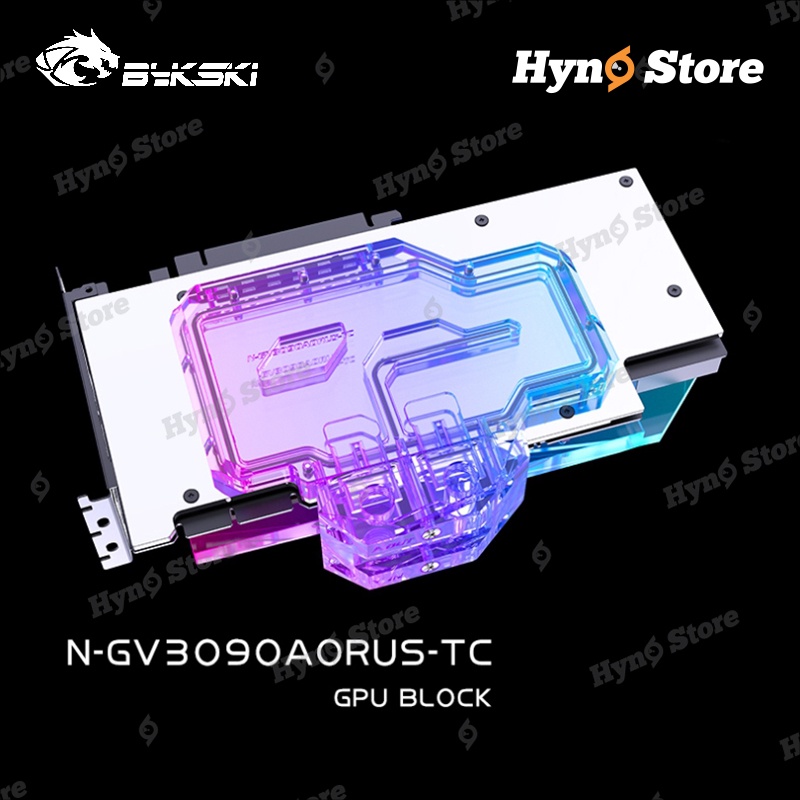 Block VGA  2 mặt  Bykski N-GV3090AORUS-TC Giga 3090 Tản nhiệt nước custom - Hyno Store