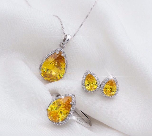 Bộ hoa xanh bạc korea