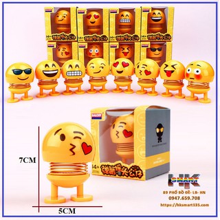 [Siêu KM 15k] Thú Nhún Emojji con lắc lò xo -Siêu Vui Emoji. Có video thật ,Giao ngẫu nhiên k trùng mẫu khách nhé