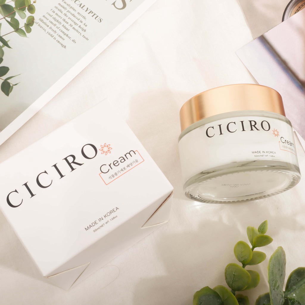 Kem dưỡng da ngăn ngừa mụn Hàn Quốc Ciciro Cream giúp cung cấp dưỡng chất và độ ẩm cho da, chống nhăn da