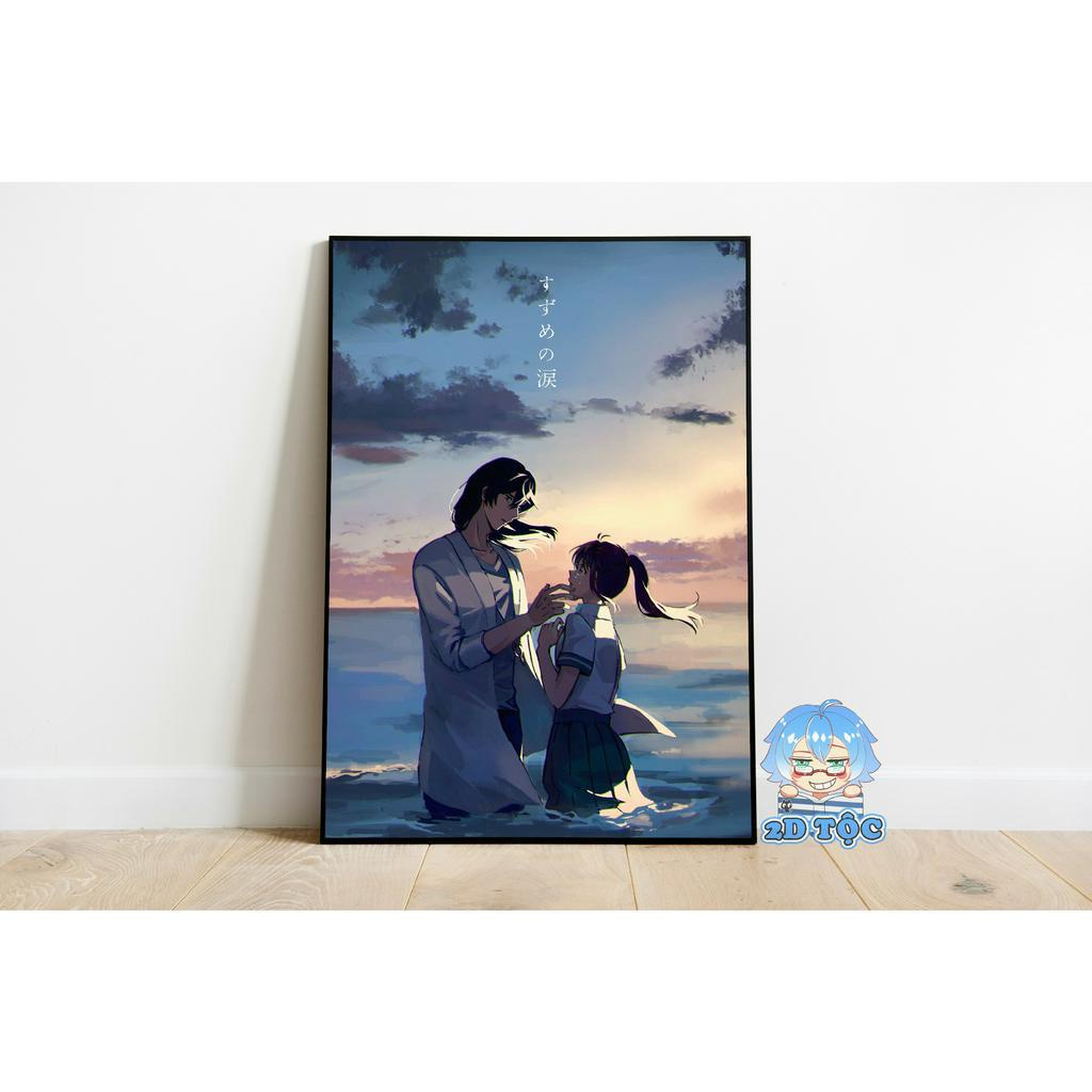 TRANH POSTER A3 Anime Manga Khóa chặt cửa nào Suzume Suzume no Tojimari CHẤT LIỆU GIẤY CAO CẤP - 2D Tộc Shop