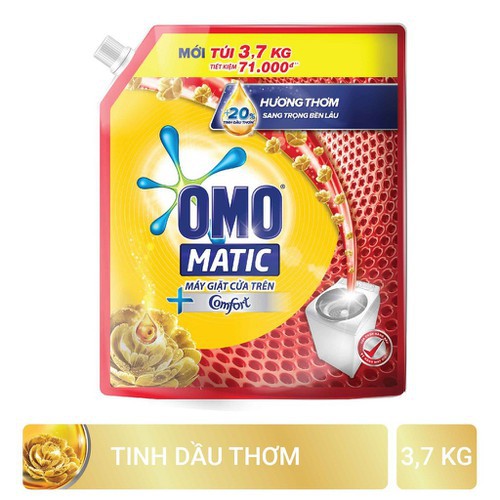 NƯỚC GIẶT OMO MATIC COMFORT CỬA TRÊN 3,6KG