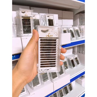 Mi khay lady độ cong d/u volumn classic tạo fan nối mi đủ các độ dày chiều dài - lẻ 1 khay