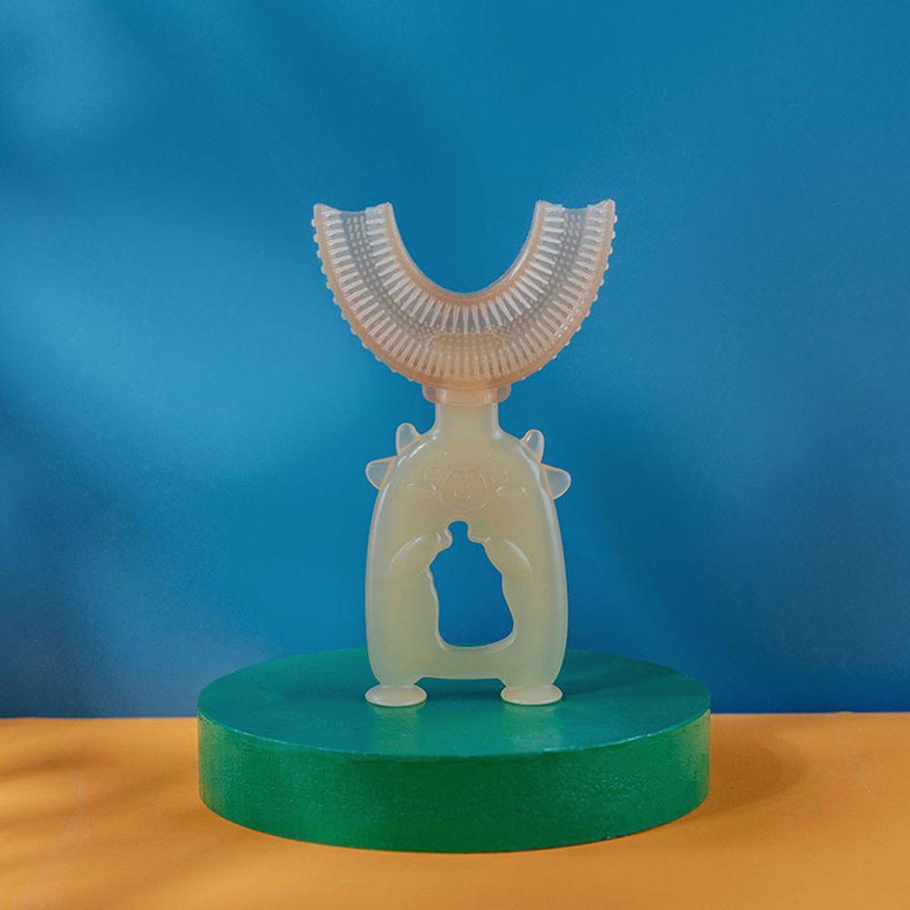 Bàn Chải Đánh Răng Silicone Cấp Thực Phẩm Hình Chữ U Cho Bé Sơ Sinh