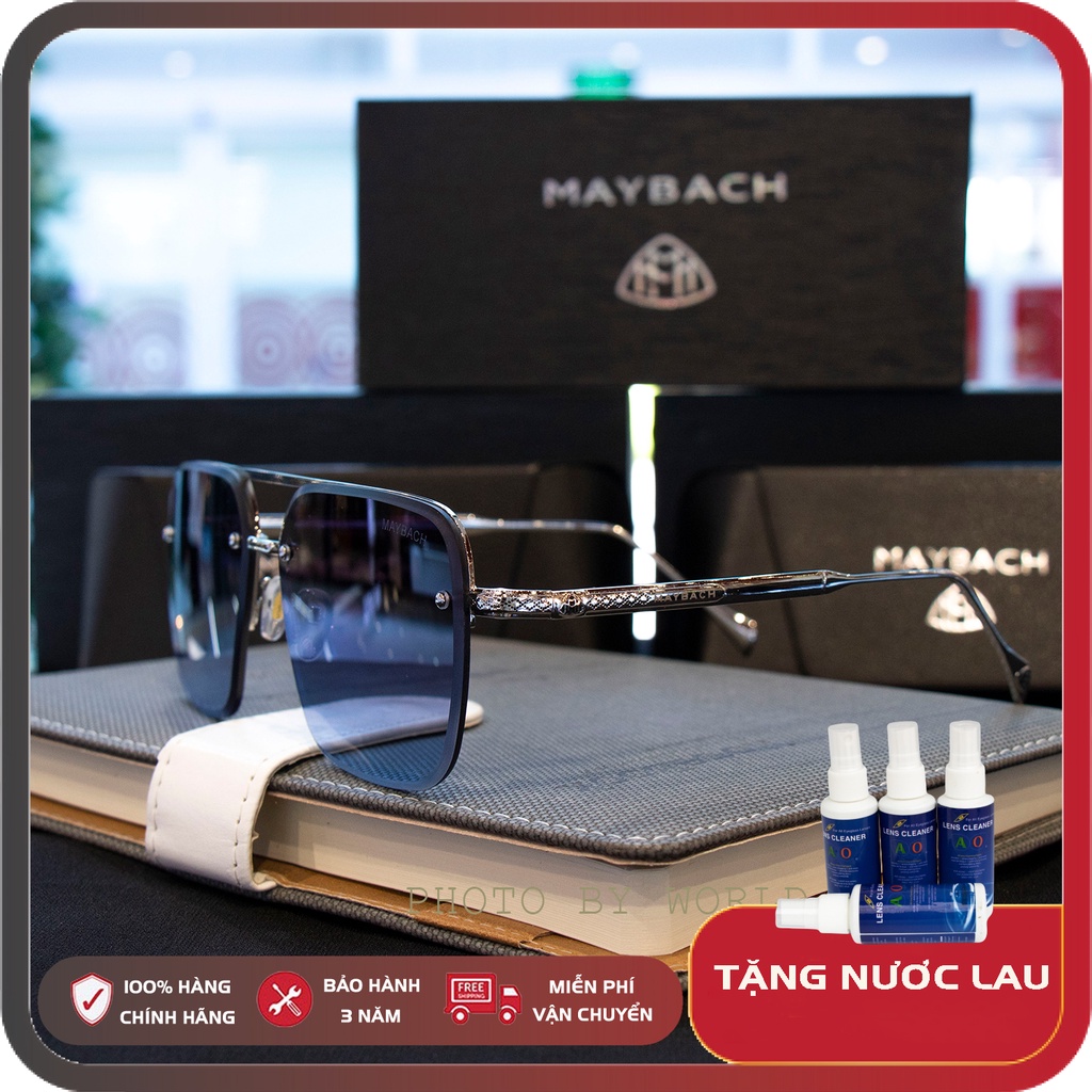 Kính mát nam cao cấp MB3 full box, bảo hành 12 tháng, tròng Polarized cường lực, chống chói