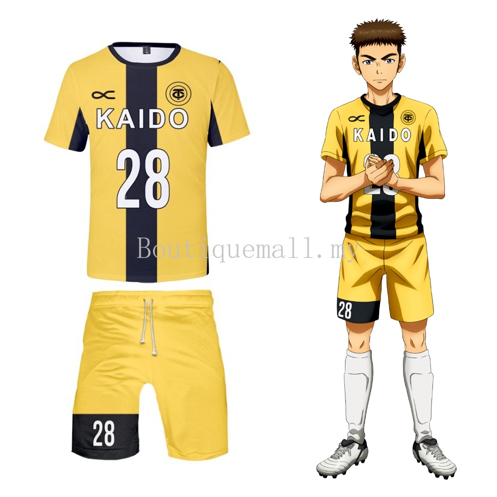 Áo Thun Thể Thao Cosplay Nhân Vật Anime Tokyo City Esperion FC Yuma Motoki Tee A-Team No.33