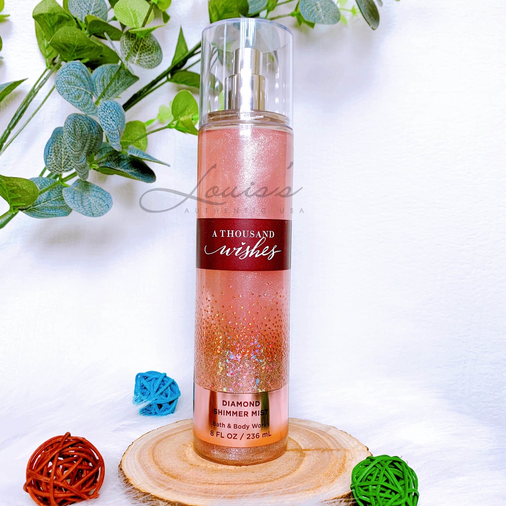 Body mist A THOUSAND WISHES - Xịt thơm toàn thân Bath & Body Works Mỹ