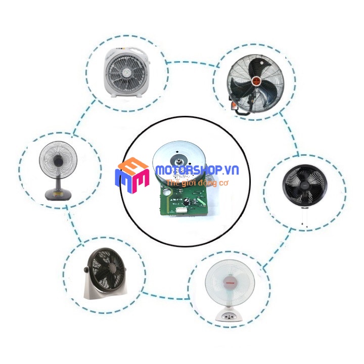 ĐỘNG CƠ BRUSHLESS KHÔNG CHỔI THAN CHẾ QUẠT 8V-24V TRỤC 6.5MM