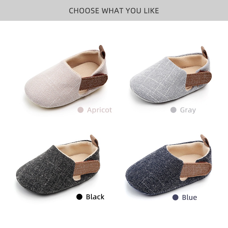 Giày VảI Lanh Cotton Cổ ĐiểN ChốNg TrượT Cho Bé