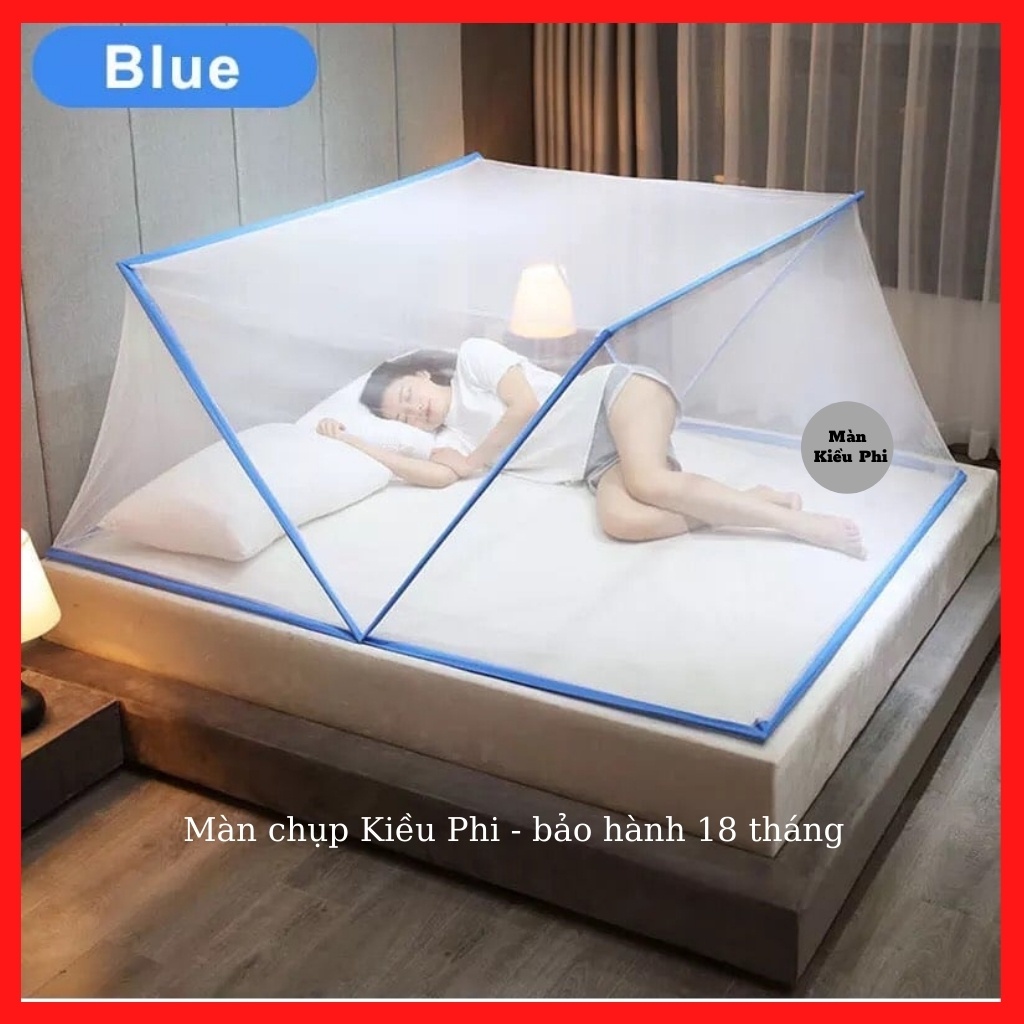 Mùng chụp tự bung khung xếp Kiều Phi - Màn chụp người lớn 1m2 1m6 1m8, 2m2 gấp gọn mới nhất 2022